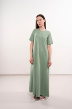 Длинное свободное платье с карманами | + цвета