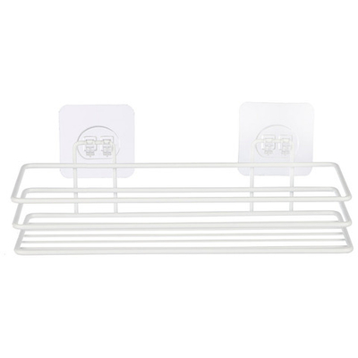 Полка подвесная 25*11,5*4,5см "White" на самоклеящейся основе