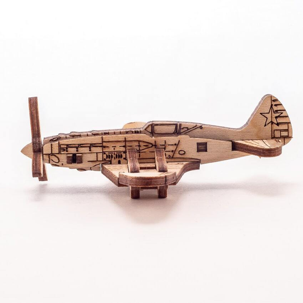 Деревянный самолетик игрушка 9 х 5 см — купить в интернет-магазине по низкой цене на Яндекс Маркете