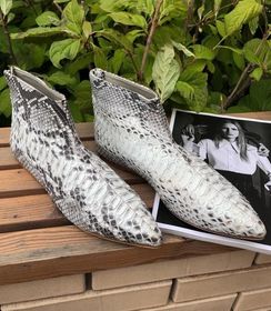 Ботильоны из кожи питона SH 135