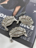 Пуговицы серебристые Скиапар. "Глаз"