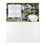 Тетрадь 18л., клетка, Erich Krause, скрепка, блок офсет, мелованный картон, "Dinosaur Park"