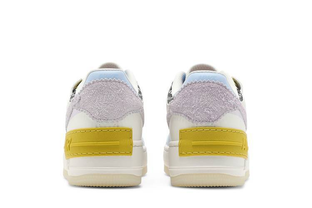 Кроссовки Nike Air Force 1 Shadow "Multi-Color" (Женская размерная сетка)
