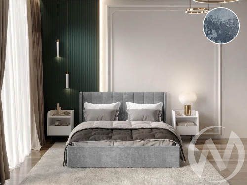 Кровать 1;4 КР-13 Версаль (стальной)