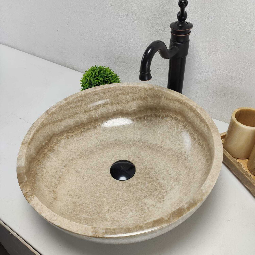 Раковина из оникса Bowl Sunset TinLip BO-61019 45*45*15