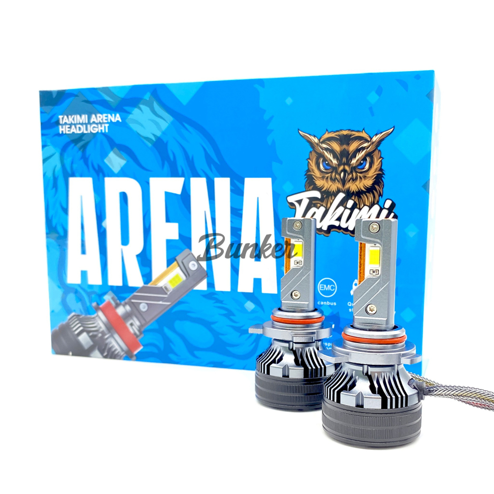 Светодиодные автомобильные LED лампы TaKiMi Arena HIR2 (9012) 6000K 12V