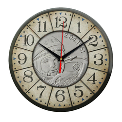 Настенные часы Идеал Гагарин, 28 см,