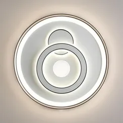 7785/85L PIKO LED SN 078 Светильник металл/белый/бронза LED 85Вт 3000-6500K D490 IP20 пульт ДУ GEMINI