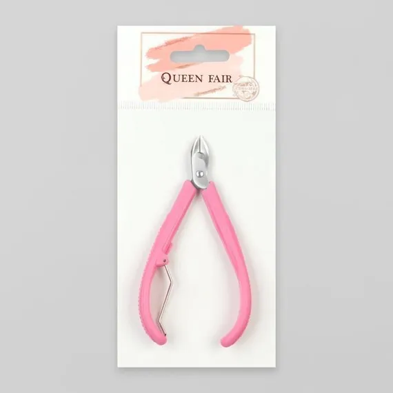 Кусачки маникюрные для кутикулы, 10,5 см, длина лезвия - 8 мм, цвет МИКС