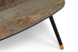 "Верона" журнальный столик из HPL 70х50, H40, каркас черный муар, цвет столешницы "винтаж"