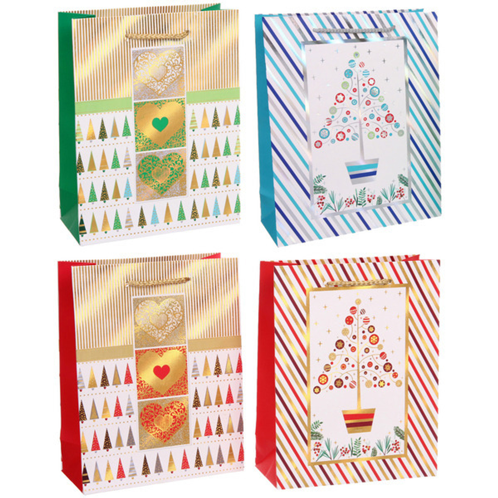 Пакет подарочный «Зимняя нежность» 18*23*8 см, микс