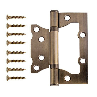 Петля накладная VANGER 100*75*2-P2-AB бронза