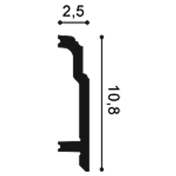 Плинтус Byblos DUROPOLYMER® SX155F