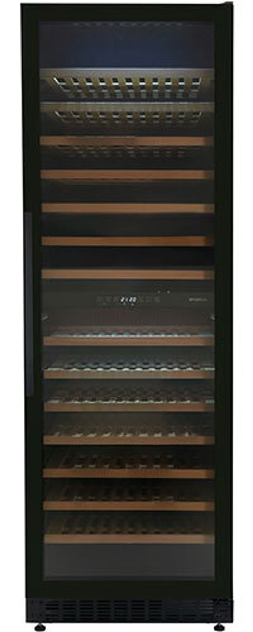 Встраиваемый винный шкаф Hyundai HBWC 1765 DC, черный