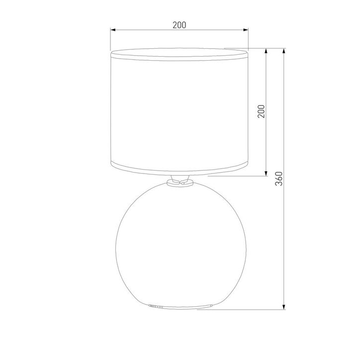 Настольная лампа TK Lighting 5087 Palla