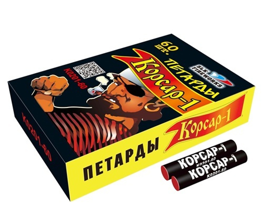 Петарды терочные Корсар-1 60шт