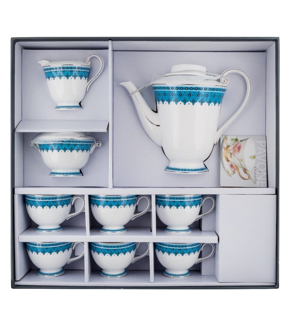Pavone JK-191 Чайный сервиз 15 пр. на 6 перс. «Византия» (Band-E-Rumi  )