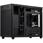 Корпус ASUS Prime AP201 MicroATX Case Black - stylish 33-liter MicroATX case with tool-free side panels and a quasi-filter mesh, with support for 360 mm coolers, graphics cards up to 338 mm long, and standard ATX PSUs