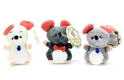 Мягкая игрушка Мышь 10см., пакет