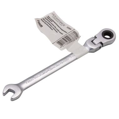 Ключ комбинированный трещоточный с шарниром 19мм RockForce##Rock FORCE RF-75719F
