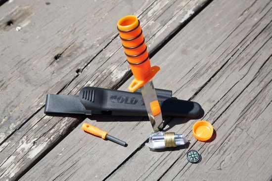 Нож Cold Steel 80PH Survival Edge (Orange)