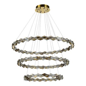SL6009.203.03 Люстра подвесная ST-Luce Золотистый/Прозрачный,Янтарный LED 1*75W 3000K DIAMANTA