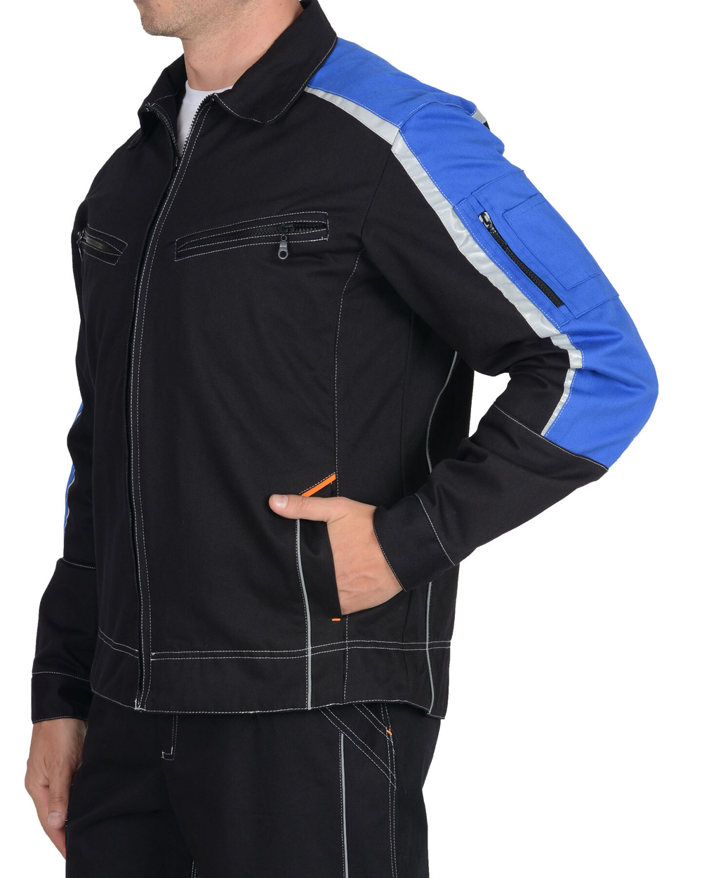Костюм "ДЖЕТ" куртка, полукомбинезон, 100% х/б, пл. 320 г/кв.м