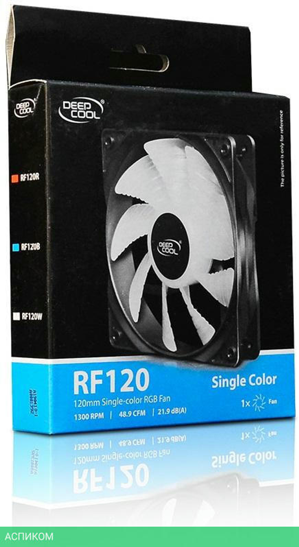 Кулер для корпуса DeepCool RF 120 B (DP-FLED-RF120-BL)