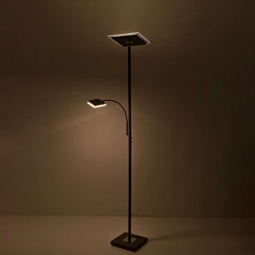 Citilux Харди CL802015 LED Торшер с диммером Кофейный