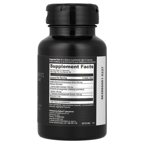 DaVinci Laboratories, Sleep Benefits™, 60 капсул