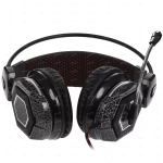 Накладные проводные наушники Оклик HS-L500G с МК black