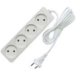 Удлинитель 4гнезда 5м без заземления ПВС 2200Вт 2x0.75мм² Союз (30)