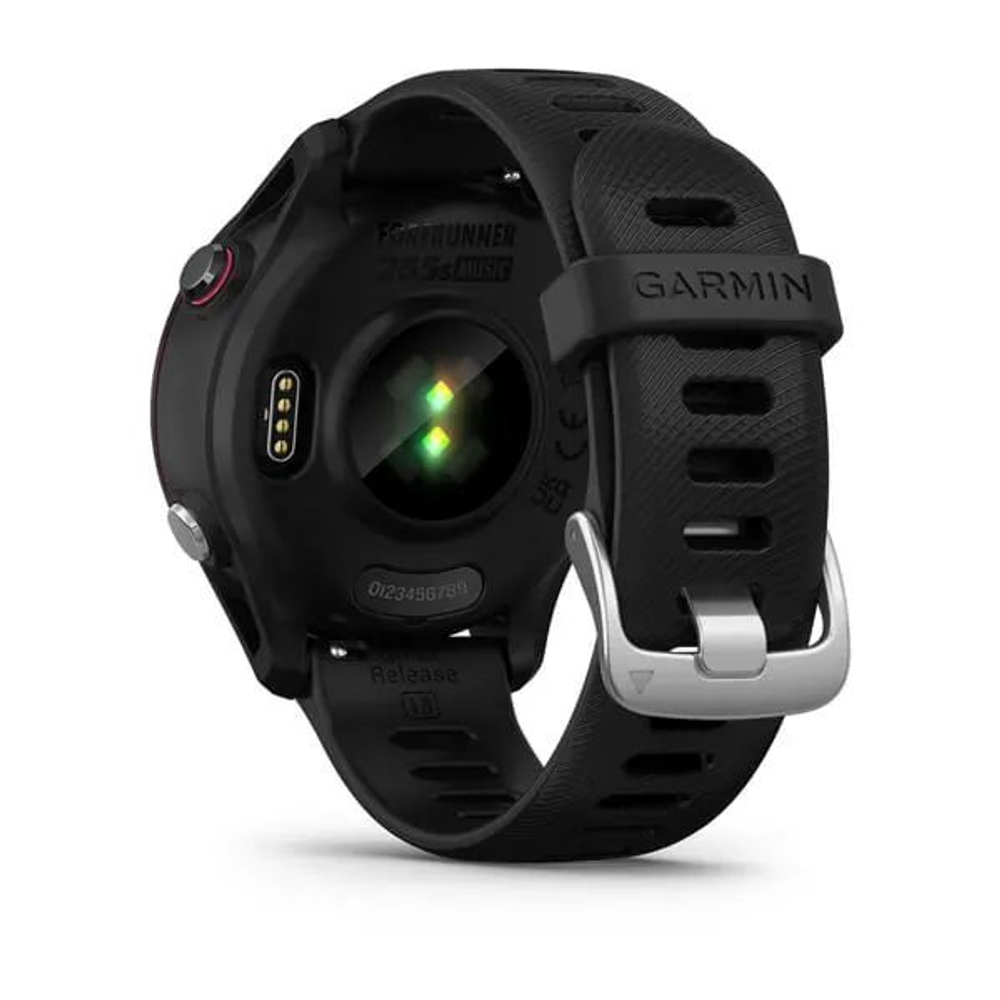 Смарт часы Garmin Forerunner 255S Music с черным ремешком