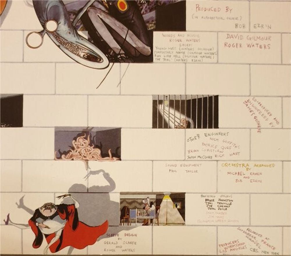 Pink Floyd. The Wall (180 Gram Black Vinyl, Gatefold, 2 LP) Пинк Флойд. Стена