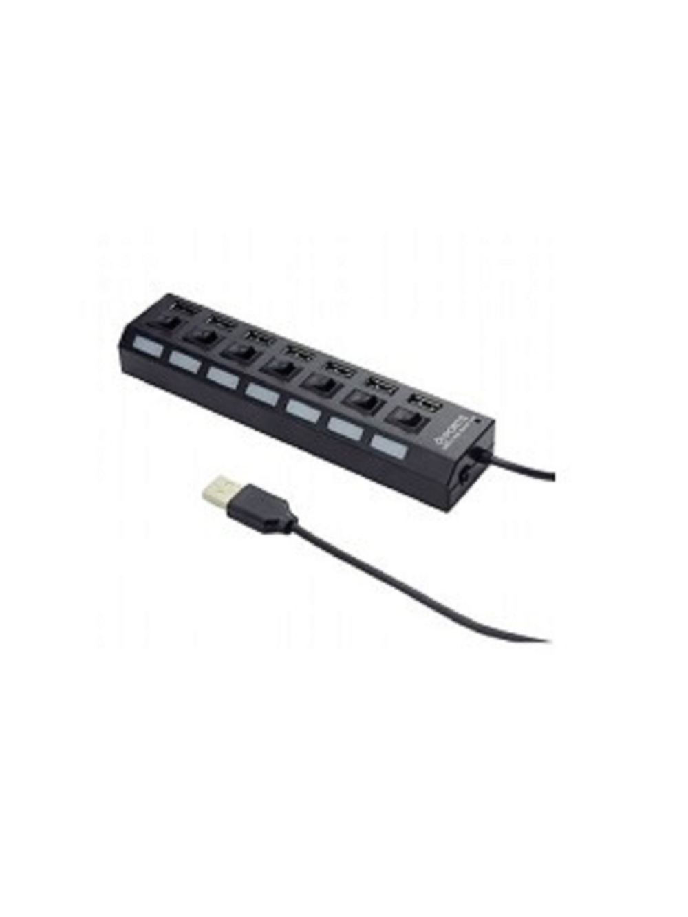 Gembird UHB-U2P7-02 Концентратор  USB2.питание блистер