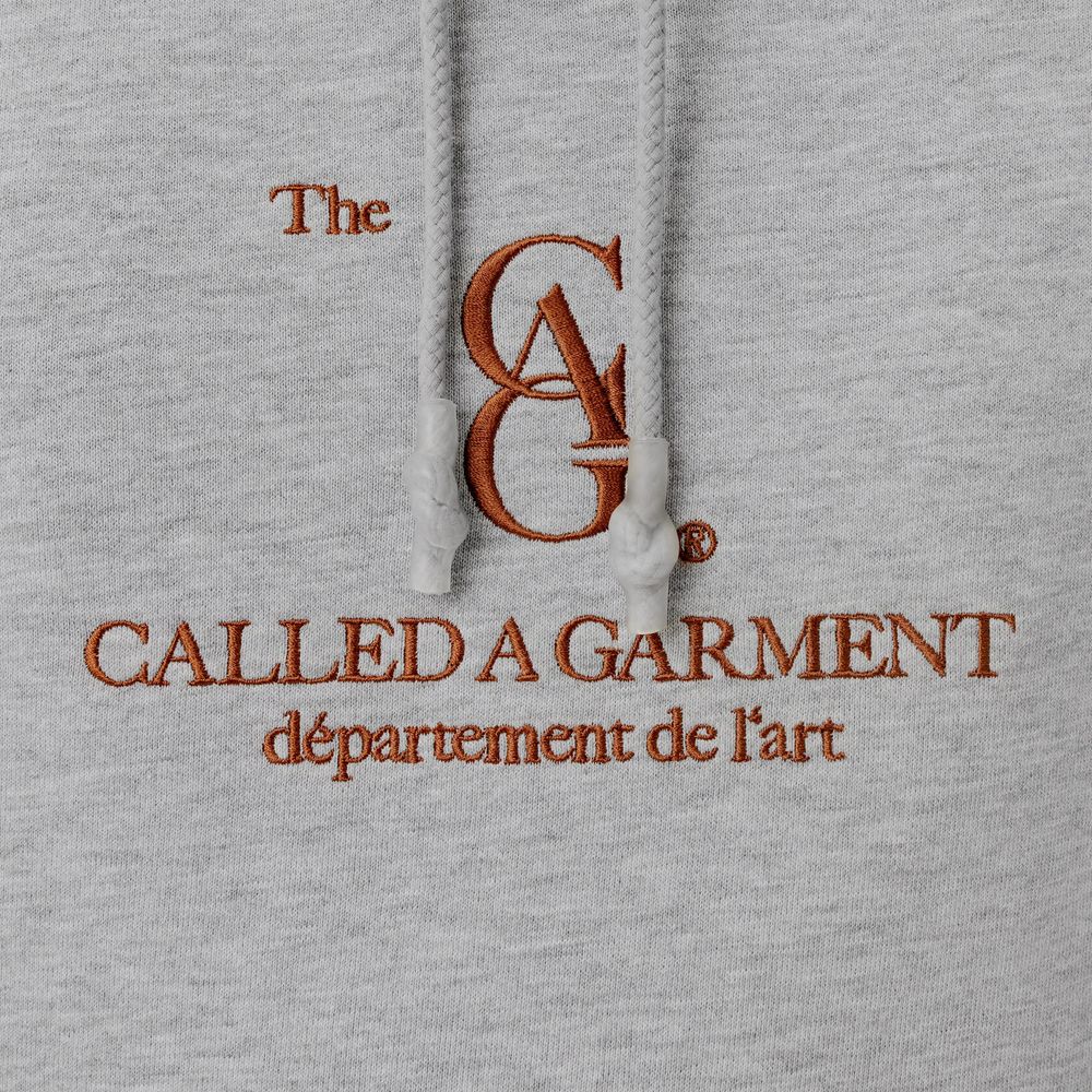 Худи Called a Garment Art Department Cotton серый