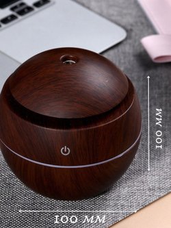 Ультразвуковой увлажнитель воздуха тем. дерево круглый SL-001002-4  + ПОДАРОК