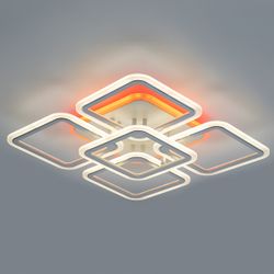 Citilux Марсель Смарт CL232A150E RGB Умная люстра Белая