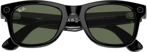 Умные очки Ray Ban Wayfarer RW4006 Shiny Black Green М