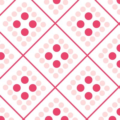 Абстрактный геометричный розовый принт для 14 Февраля