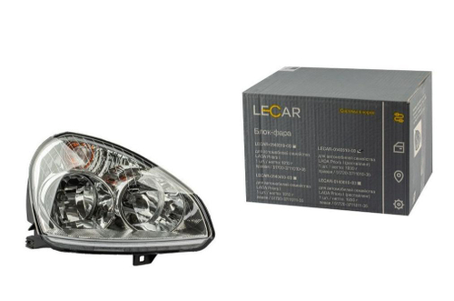 Блок фара ВАЗ 2170 Приора правая рейсталинг Lecar