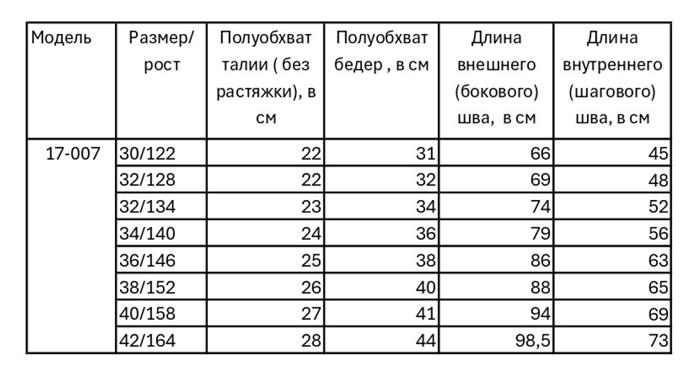 Леггинсы трикотажные для девочки 6-7 лет Fleur de Vie