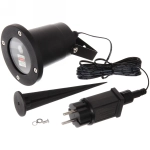 Световой прибор Лазер уличный, 4 картинки, корпус метал. XL-058 (220V)