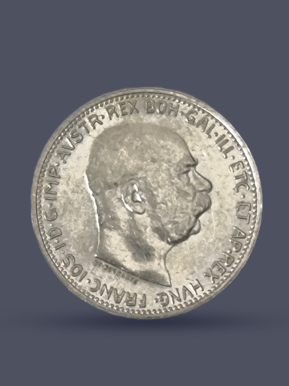 Монета 1 крона (crown) 1914 год Австрия