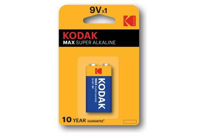 Батарейка 6LR61-1BL (Крона) MAX SUPER Alkaline [K9V-1] (10/200/6000) Б0005130 KODAK