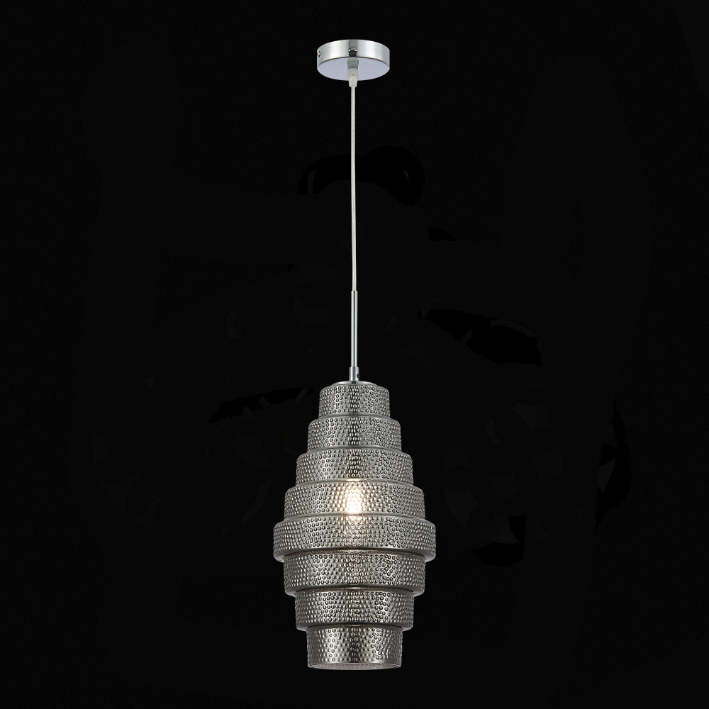 SL1001.103.01 Подвес ST-Luce Хром/Дымчатый E27 1*40W