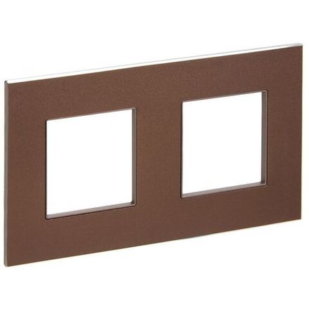 Рамка 2-м SKANDY SK-F32Br металл шоколад IEK SK-M22-M-K30