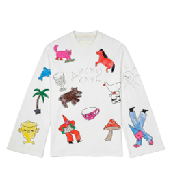 Лонгслив Диско-клуб x IRА BESPALOVA