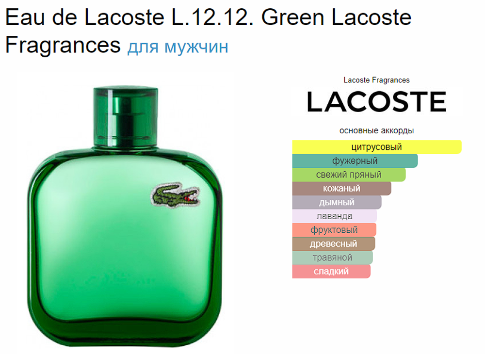 Lacoste L.12.12. Vert