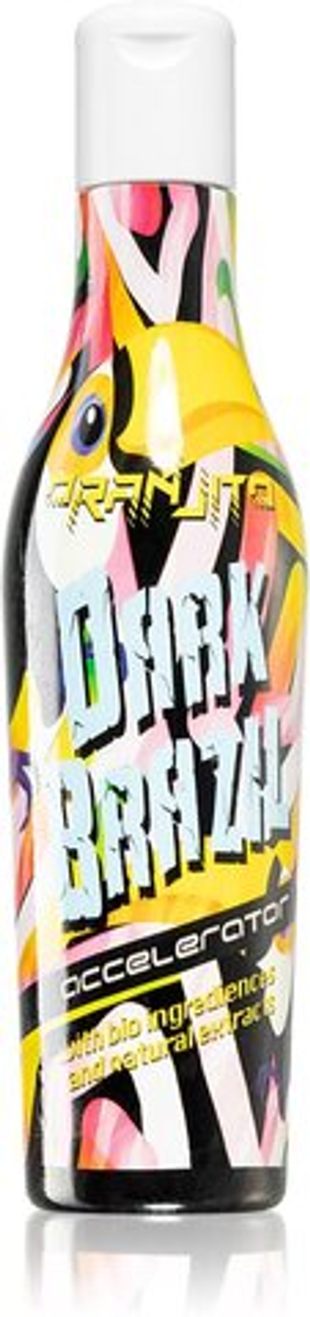 Oranjito Dark Brazil Accelerator - лосьон для загара в солярии с биокомпонентами и ускорителем загара /   200  ml  / GTIN 8594040043827